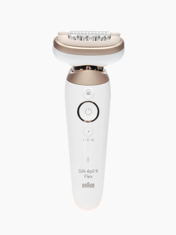Эпилятор женский Braun Silk-epil 9 Flex SES 9-011, белый, подвижная головка
