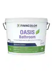 Краска для влажных помещений Oasis Bathroom (Оазис Басрум) FINNCOLOR 9л белый (база А)