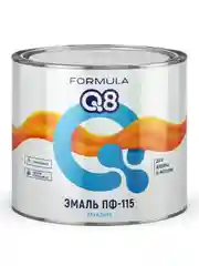 Эмаль ПФ-115 алкидная Formula Q8, глянцевая, 1,9 кг, белая
