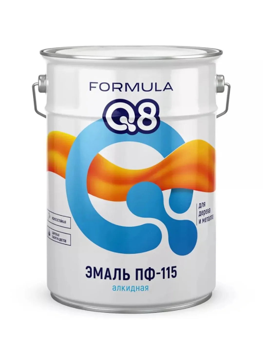 Эмаль ПФ-115 алкидная Formula Q8, глянцевая, 20 кг, зеленая