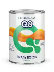 Эмаль ПФ-266 для пола алкидная Formula Q8, глянцевая, 0,9 кг, желто-коричневая
