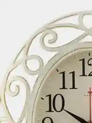 Часы настенные овал 31х26см, корпус белый с золотом "Классика" "Рубин" 3126-007