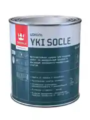 Краска для цоколя щелочестойкая Tikkurila Yki Socle (Юки), матовая, база C,  0,9 л