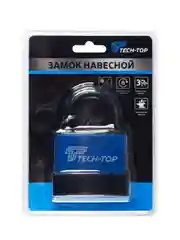 Замок навесной всепогодный Tech-Top T-03, 100 x 70 x 32 мм, 3 ключа