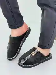 Черный тапочки мужские домашние, открытые, 3 расцветки, размеры 41-46