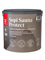Защитный состав для саун Tikkurila Supi Sauna Protect, полуматовый, база EP, 2,7 л