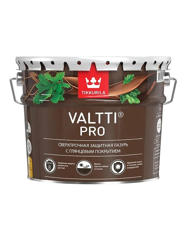 Антисептик для дерева Valtti Pro (Валтти Про) TIKKURILA  9л орех