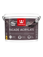 Краска фасадная Facade Acrylate (Фасад Акрилат) TIKKURILA 9л  белый (база А)