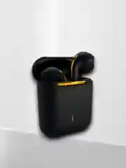 Черный беспроводные наушники TWS EARBUDS J18, с шумоподавлением, сенсорные, матовые, с микрофоном