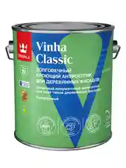 Антисептик для деревянных фасадов Tikkurila Vinha Classic, полуматовый, белый, 2,7 л