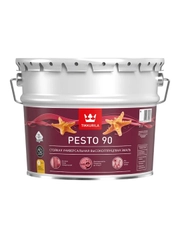 Эмаль высокоглянцевая Euro Pesto 90 (Песто 90) TIKKURILA 9 л белая (база А)