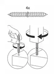 Журнальный столик Лакк Икея (IKEA) 55х55 см