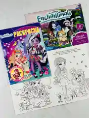 Раскраска с любимыми героями Набор Энчантималс Enchantimals альбом для рисовния девочкам