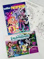Раскраска с любимыми героями Набор Энчантималс Enchantimals альбом для рисовния девочкам