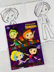 Раскраска для девочек Книжка из мультика Сказочный патруль Варя Аленка мультяшки принцесса