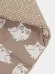 Коричневый одеяло детское для новорожденных в кроватку и коляску 100X120 см