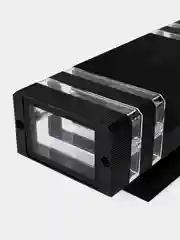 Черный светильник фасадный садовый, уличный, настенный, 220V E27