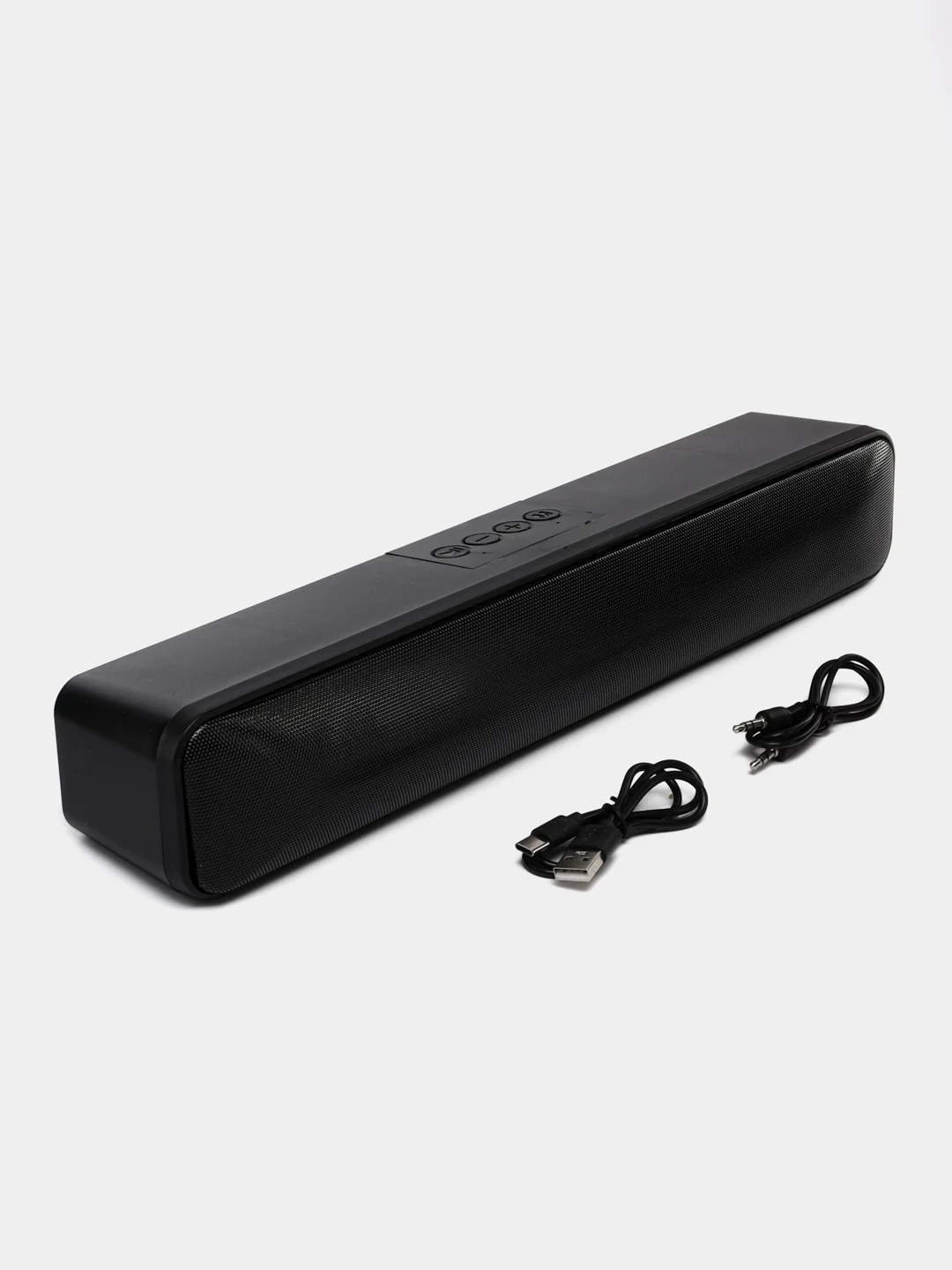Черный саундбар с подсветкой RGB и Bluetooth, колонка портативная для компьютера, телевизора
