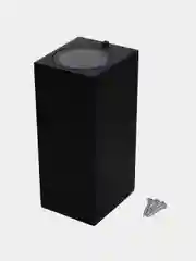 Черный светильник фасадный садовый, уличный, настенный, 220V GU10