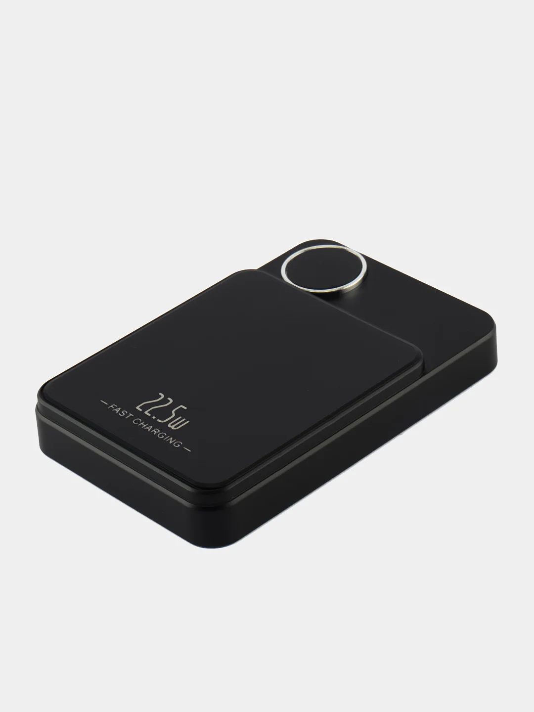 Черный power bank 5000mAh беспроводная зарядка MagSafe  для iPhone, быстрая зарядка 22.5W