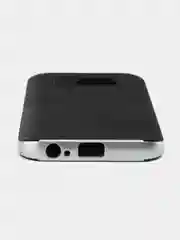 Серебряный чехол силиконовый для Samsung Galaxy A3 2017 накладка бампер черный карбоновый