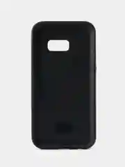 Черный чехол силиконовый для Samsung Galaxy A3 2017 накладка бампер черный карбоновый