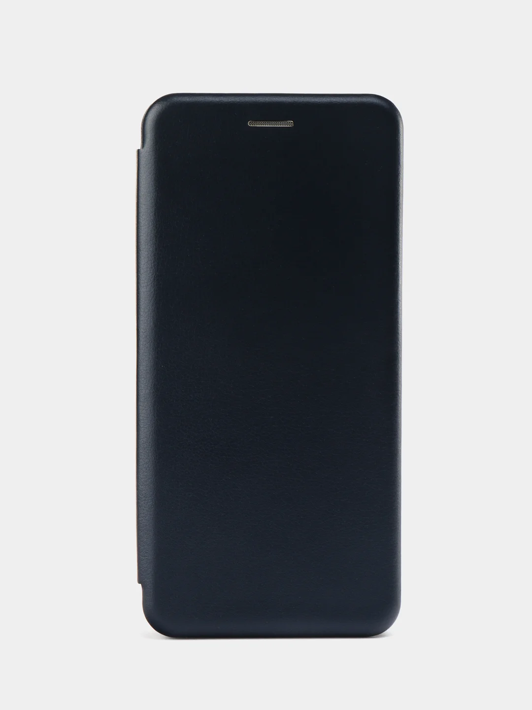 Темно-синий чехол-книжка для Samsung Galaxy A22 4G, M32 с визитницей / отделом для карточки
