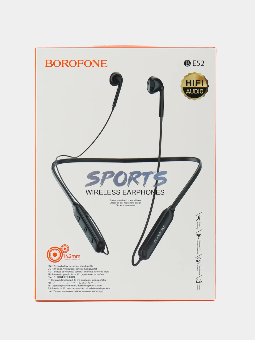 Черный беспроводные наушники Borofone BE52