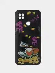 Фиолетовый чехол силиконовый для Xiaomi Poco M3, Poco X3 Pro, 9A, 9C, Note 8 Pro, Note 9, Note 9 Pro