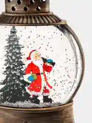 Лесной зеленый новогодний светильник, новогодний фонарик