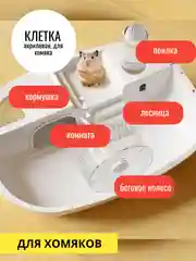 Клетка для хомяка, грызунов Размер: 40x30x25 см