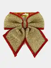 Золотой елочные украшения, новогодние украшения, Банты большие на елку
