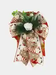 Белый елочные украшения, новогодние украшения, Банты большие на елку