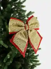 Золотой елочные украшения, новогодние украшения, Банты большие на елку