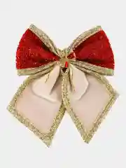 Красный елочные украшения, новогодние украшения, Банты большие на елку