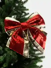 Алый елочные украшения, новогодние украшения, Банты большие на елку