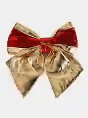 Алый елочные украшения, новогодние украшения, Банты большие на елку