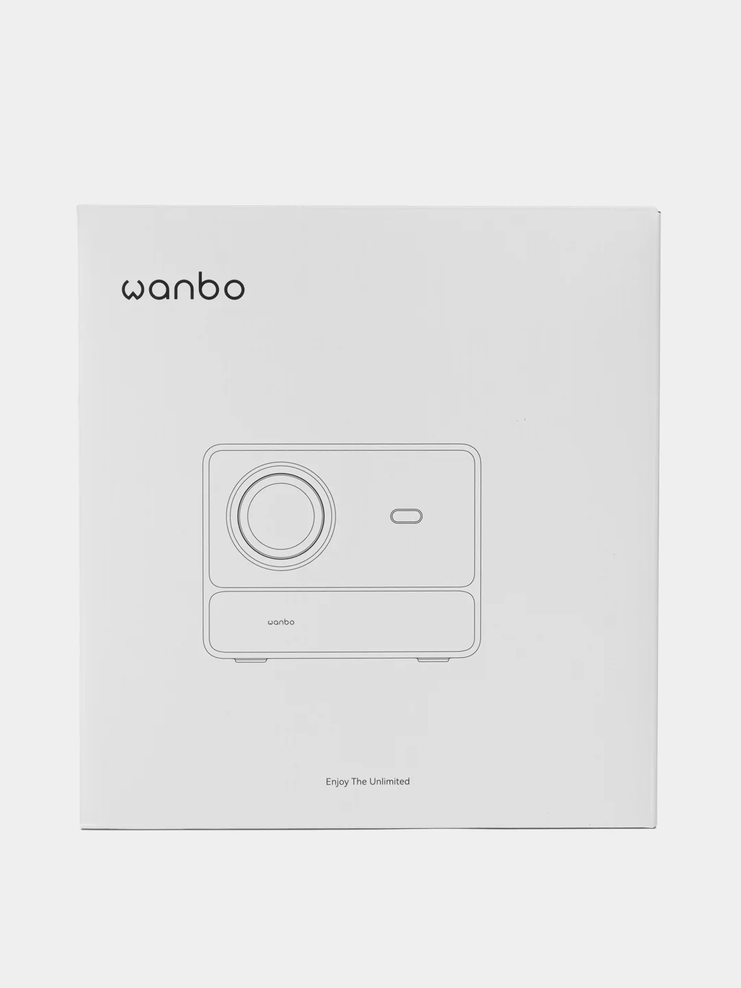 Серый проектор Wanbo DaVinci 1 (Android 9.0, 2+32G, 1080P, 600 ANSI, Auto Focus, EU,серебристый)