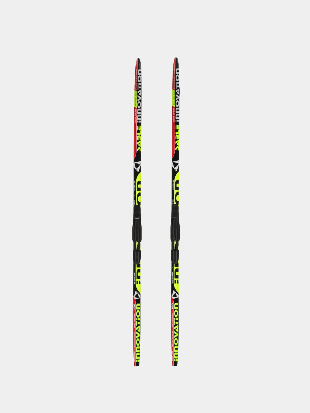 Лимонный лыжи беговые STC 130-200 см с креплением NN75, NNN, SNS