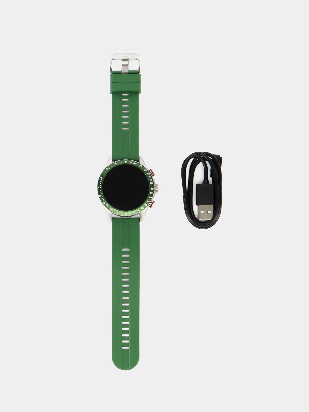 Зеленый умные часы Xiaomi Haylou Smart Watch Solar Pro LS18