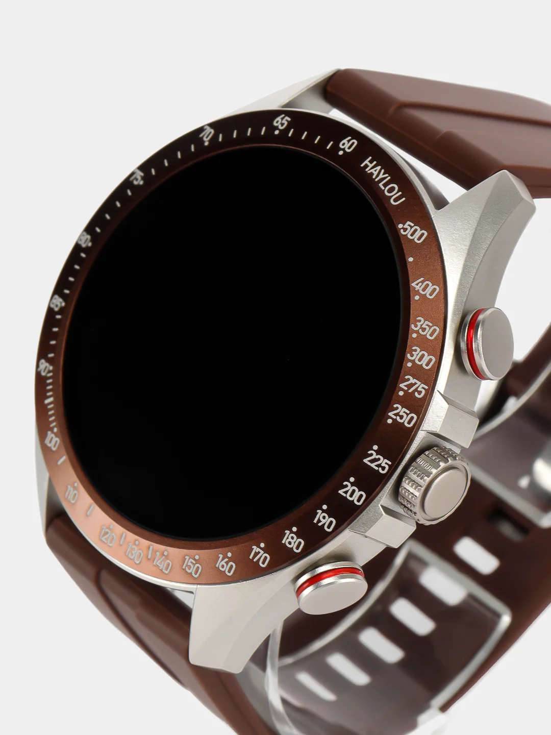 Коричневый умные часы Xiaomi Haylou Smart Watch Solar Pro LS18