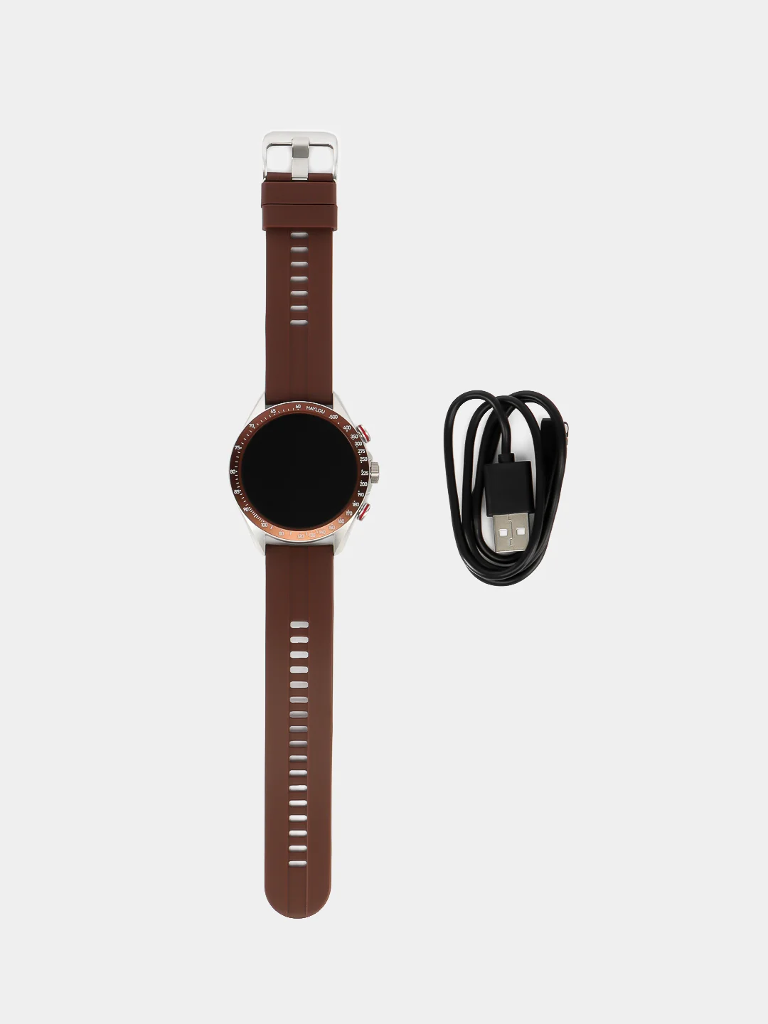 Коричневый умные часы Xiaomi Haylou Smart Watch Solar Pro LS18