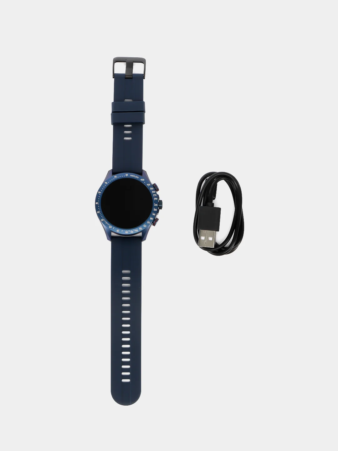 Синий умные часы Xiaomi Haylou Smart Watch Solar Pro LS18