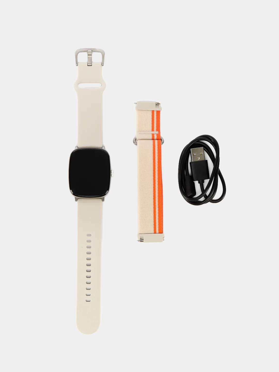Серебряный умные часы Xiaomi Haylou Smart Watch Solar RS5 LS19