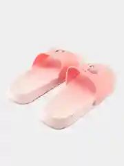 Розовый сланцы с апликацией