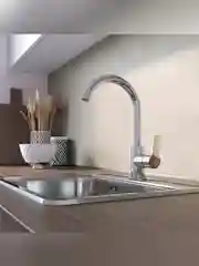 Смеситель для кухни Milardo Meal M01SBJ0M05, глянцевый хром