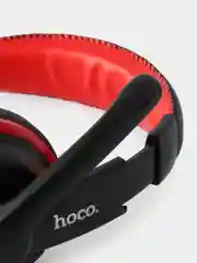 Черный наушники игровые компьютерные Hoco W104 / W103, проводные, с микрофоном