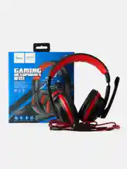 Черный наушники игровые компьютерные Hoco W104 / W103, проводные, с микрофоном