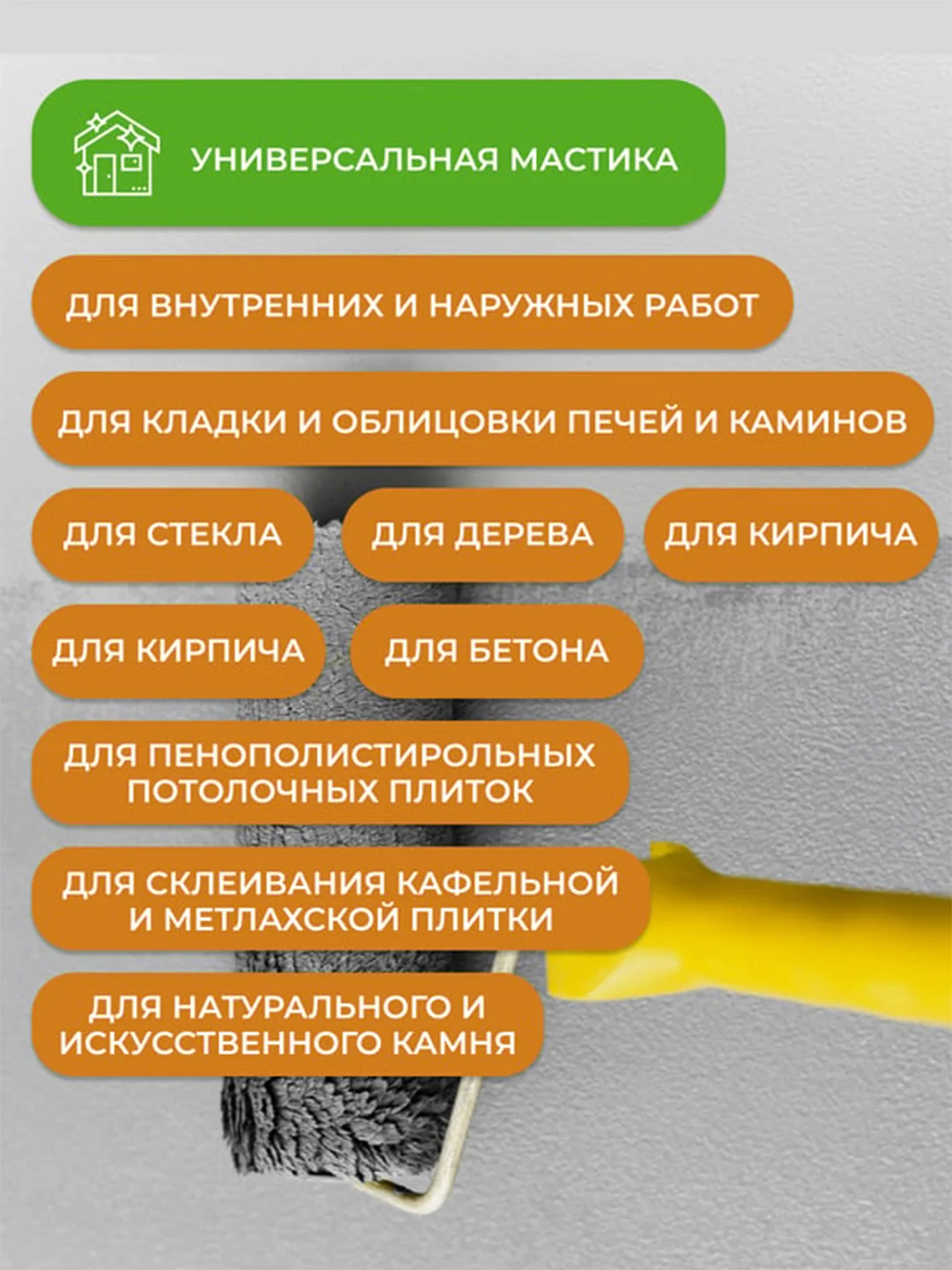 Мастика клеящая универсальная Neomid, термостойкая, 20 кг