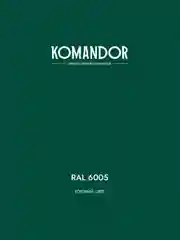 Грунт-эмаль по ржавчине 3 в 1 Komandor Protect Metall, глянцевая, 0,9 л, RAL 6005, зеленый